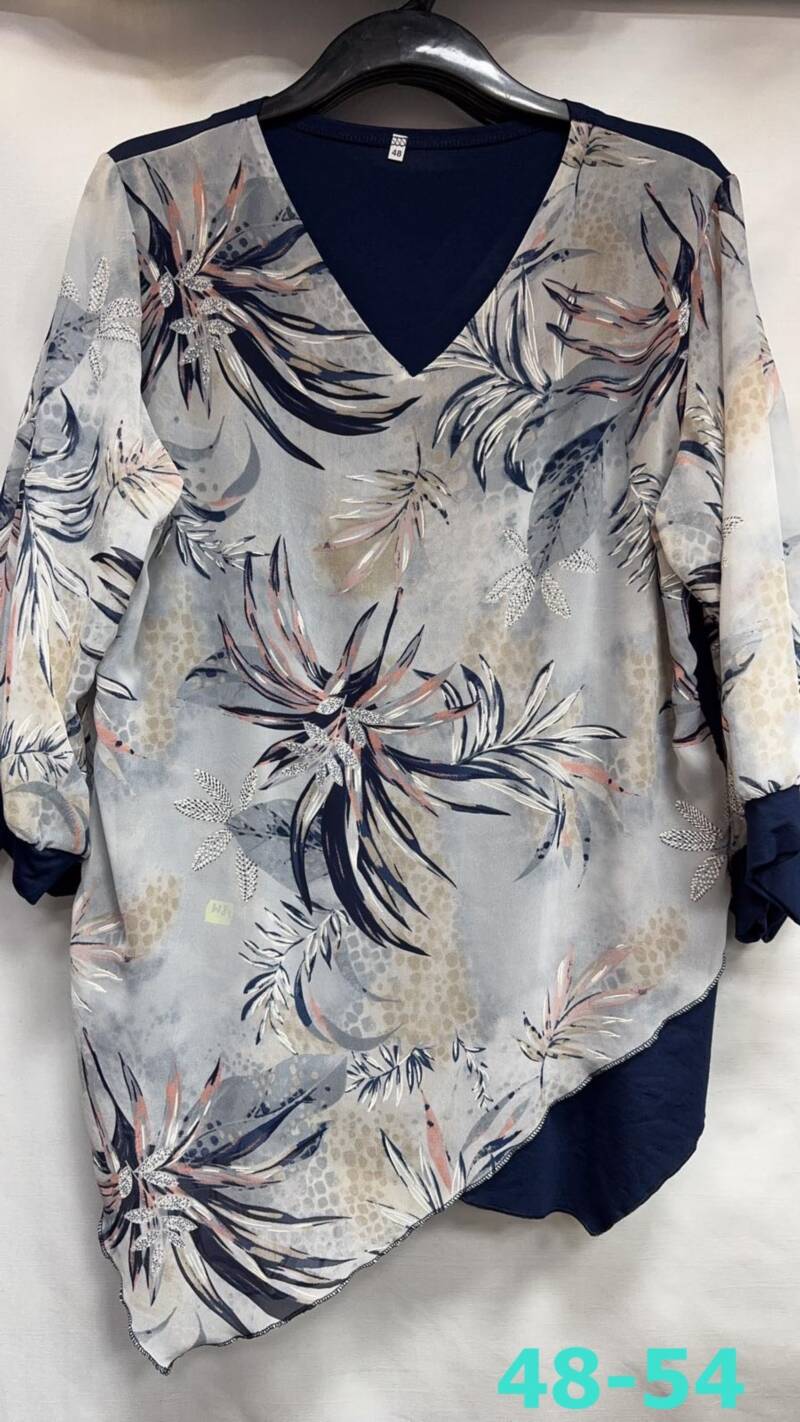 Bluzka damskie (Polska produkt ) Roz 48-54, Mix Kolor Paczka 6 szt